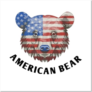 American bear Posters and Art